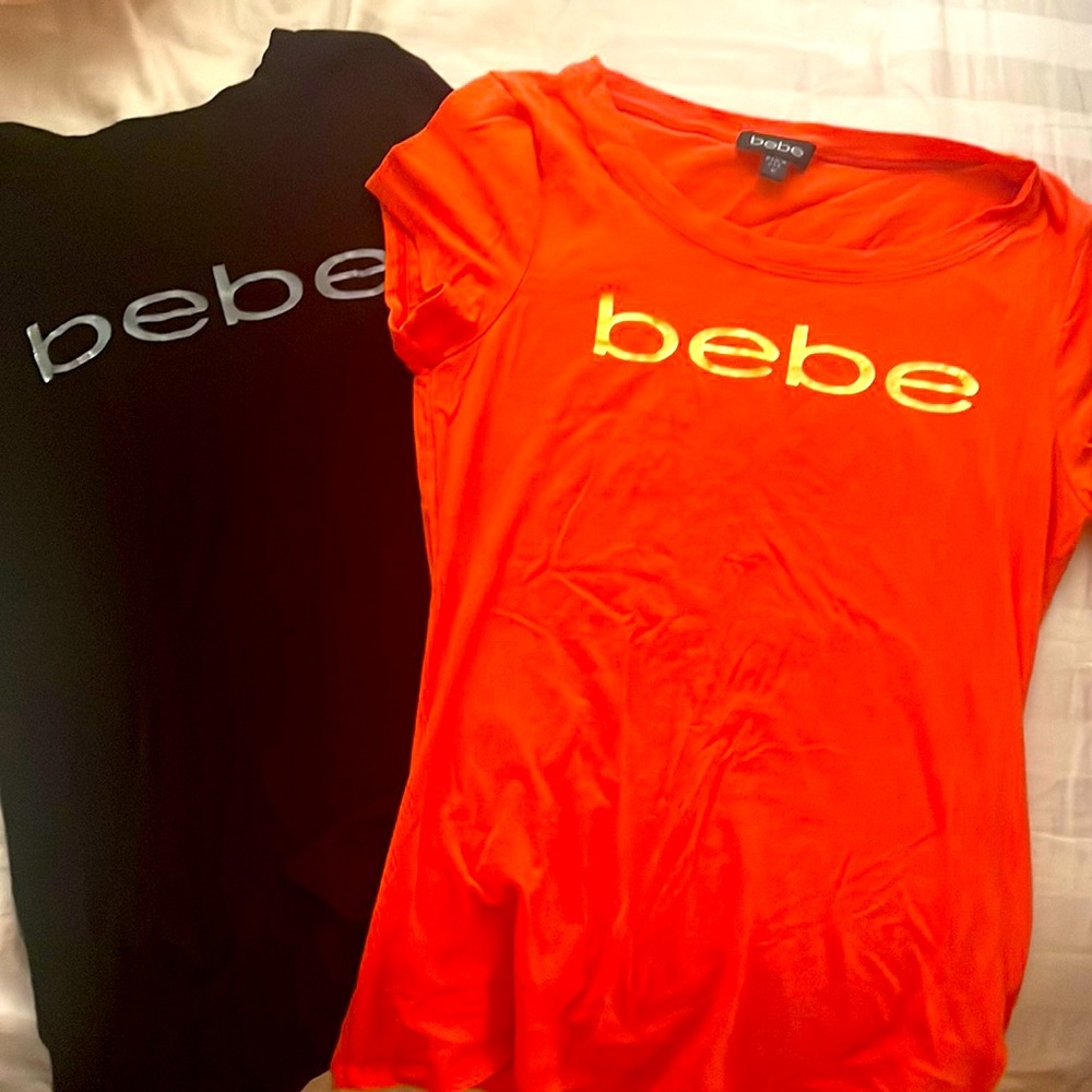 Bebe shirts both size Medium, pre-loved